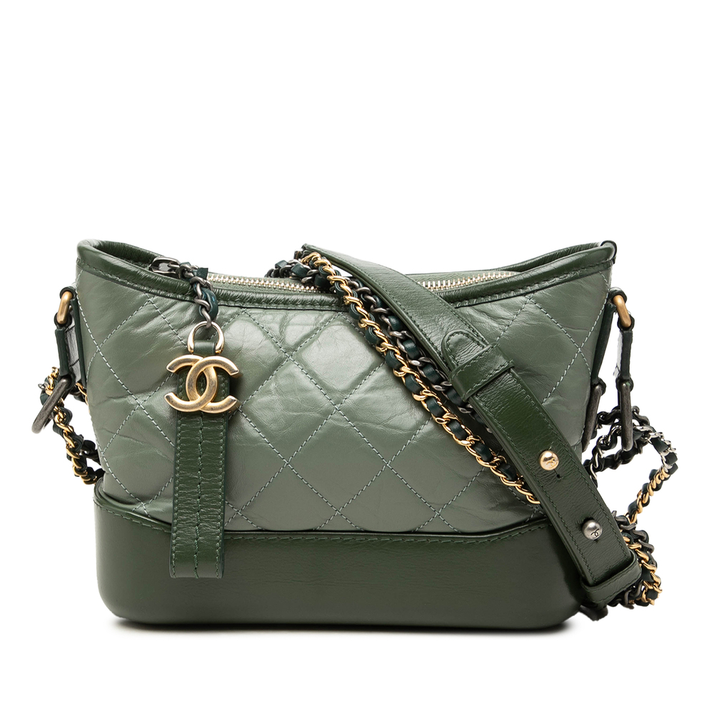 Pre-Loved Chanel Small Bicolor Aged Calfskin Gabrielle Crossbody